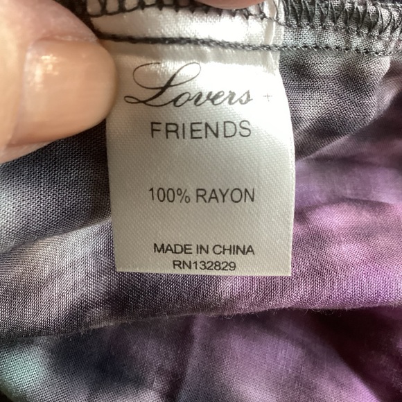Lovers + Friends Tie Dye Maxi Dress XS - Picture 5 of 8